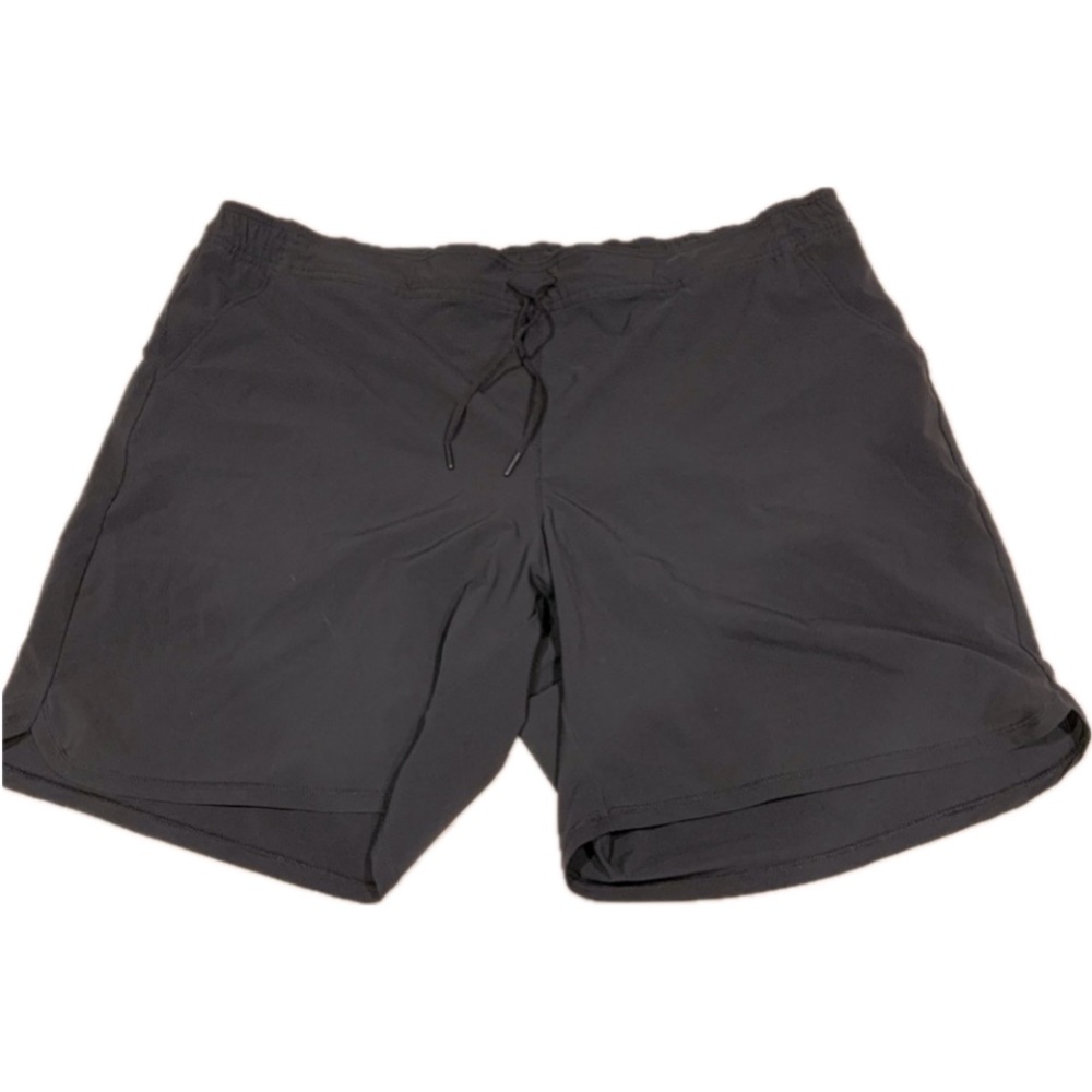 Lands’ End Black Stretch Bike Shorts women’s size 2X